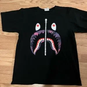BAPE Color Camo Shark Tee Purple